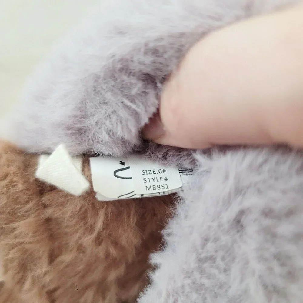 Madewell Quilted Scuff Slippers Recycled Faux Fur Dusty Purple Slip On Shoes 6 - Picture 7 of 9